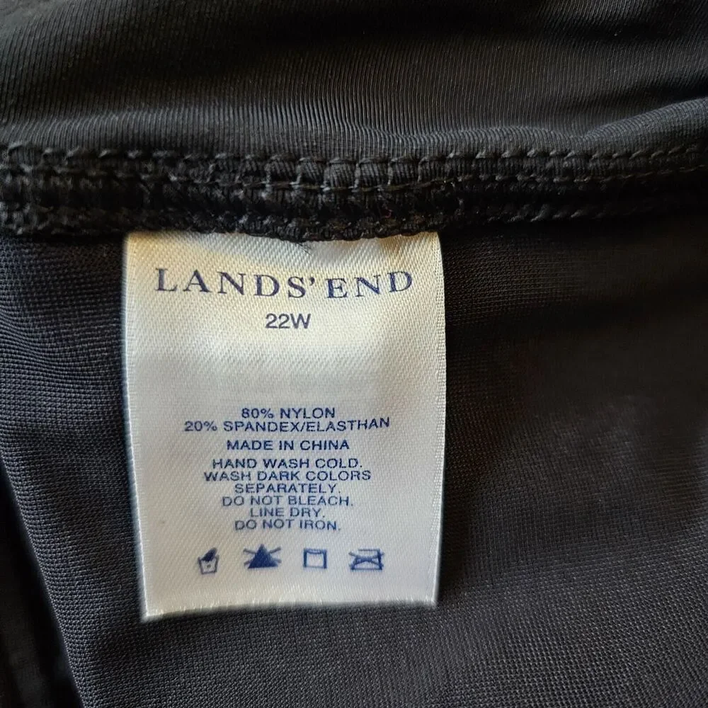lands end plus size swimwear 22w Swim Shorts Beach Pool Vacation